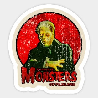 FAMOUS MONSTERS PHANTOM // VINTAGE Sticker